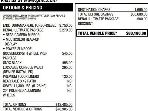 Used 2021 GMC Sierra 2500 Denali w/ Denali Ultimate Package AWD/4WD image 2