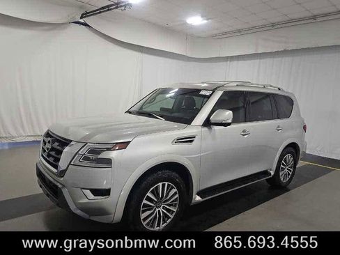Used 2024 Nissan Armada SL w/ Captain's Chairs Package image 1