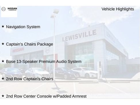Certified 2023 Nissan Armada Platinum w/ Captain's Chairs Package RWD image 2
