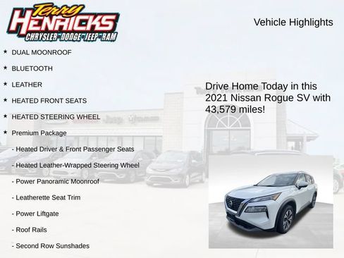 Used 2021 Nissan Rogue SV AWD/4WD image 4