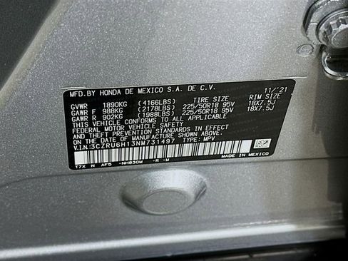 Certified 2022 Honda HR-V Sport image 32