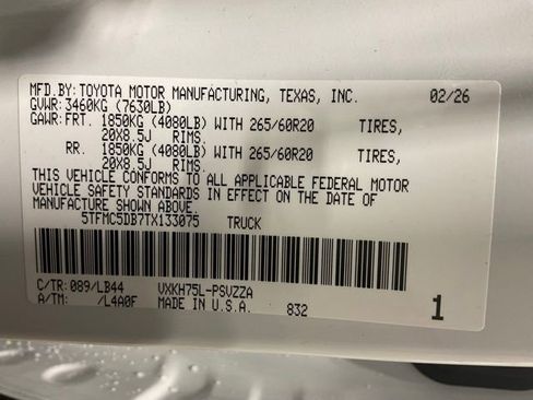 New 2026 Toyota Tundra 1794 Edition image 22