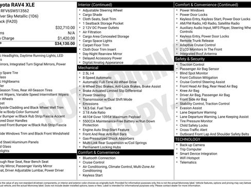 Certified 2025 Toyota RAV4 XLE image 33