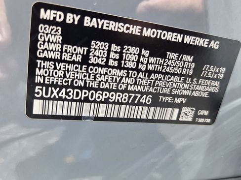 Certified 2023 BMW X3 sDrive30i w/ M Sport Package RWD image 21
