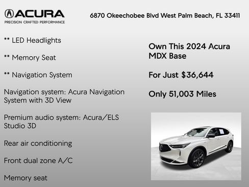 Certified 2024 Acura MDX A-Spec AWD/4WD image 14