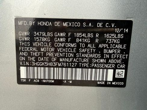 Used 2015 Honda Fit EX image 17