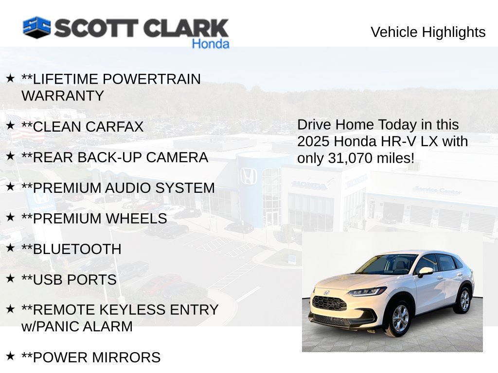 Used 2025 Honda HR-V LX image 11