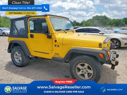 Used 2004 Jeep Wrangler X w/ Full Face Tire & Wheel Group AWD/4WD image 5