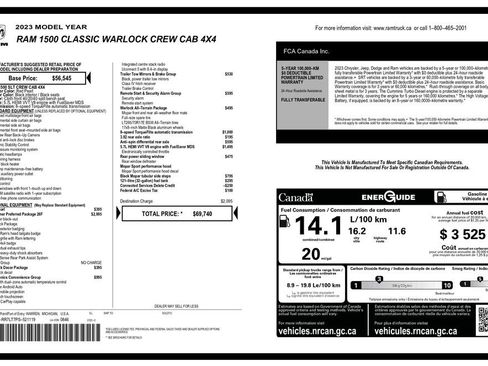 Used 2023 RAM 1500 Classic Warlock AWD/4WD image 3