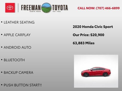 Used 2020 Honda Civic Sport image 4