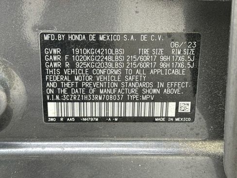 Certified 2024 Honda HR-V LX image 33