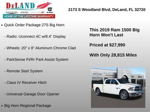 Used 2019 RAM 1500 Big Horn image 24