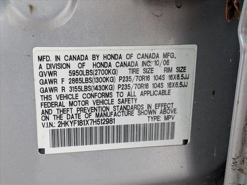 Used 2007 Honda Pilot LX image 17