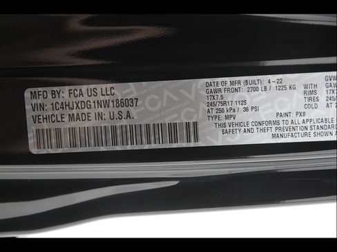 Used 2022 Jeep Wrangler Unlimited Sport AWD/4WD image 24