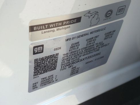 New 2026 Chevrolet Traverse LT w/ Driver Confidence Package FWD image 33