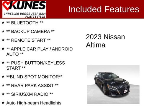 Used 2023 Nissan Altima 2.5 SV image 2