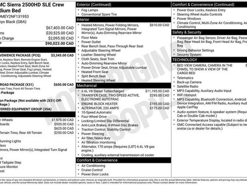 Used 2022 GMC Sierra 2500 SLE w/ SLE Convenience Package AWD/4WD image 2