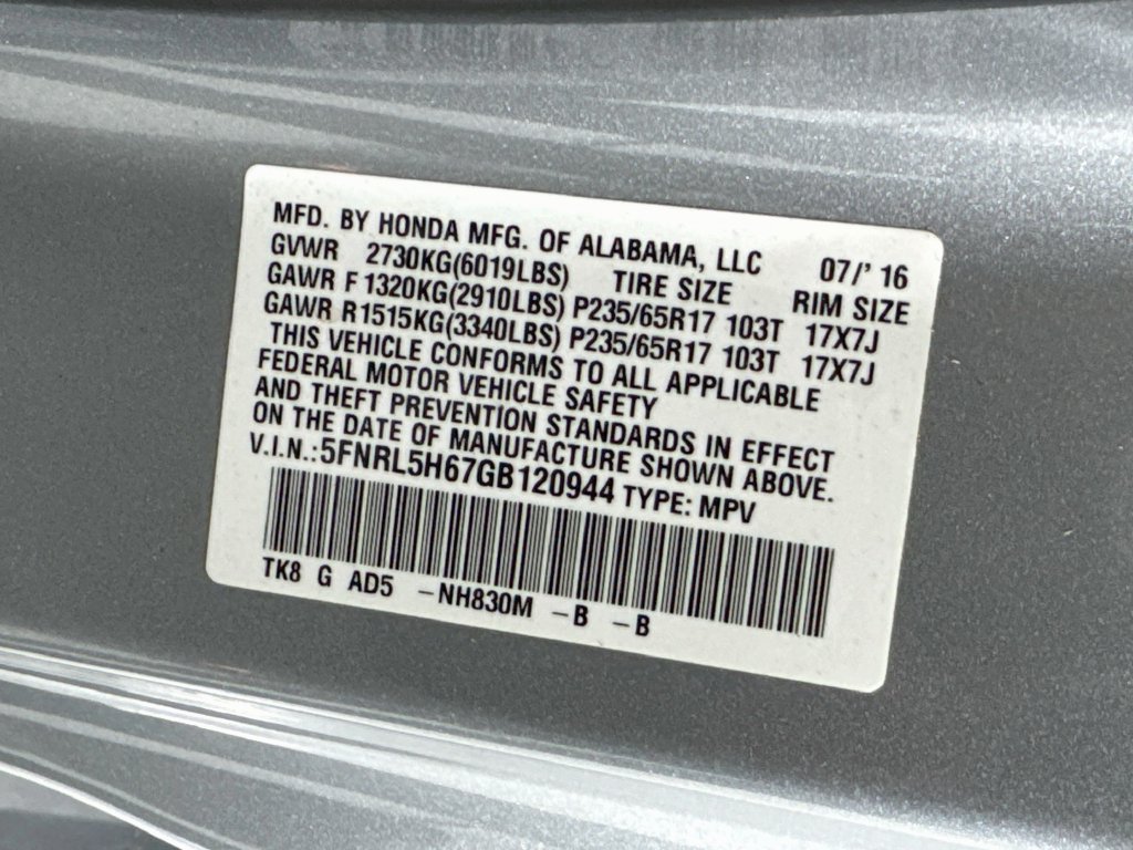 Used 2016 Honda Odyssey EX-L image 41
