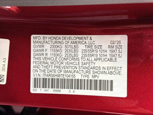 New 2026 Honda CR-V Sport Touring image 20