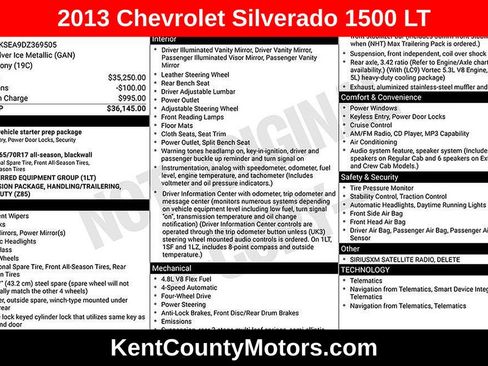 Used 2013 Chevrolet Silverado 1500 LT AWD/4WD image 1