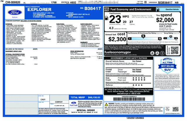 Used 2025 Ford Explorer ST-Line w/ ST-Line Street Pack AWD/4WD image 39