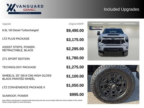 Used 2024 Chevrolet Silverado 2500 LTZ w/ LTZ Plus Package AWD/4WD image 9