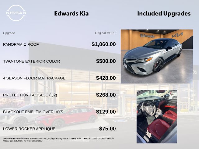 Used 2020 Toyota Camry XSE w/ 4 Season Floor Mat Package FWD image 7