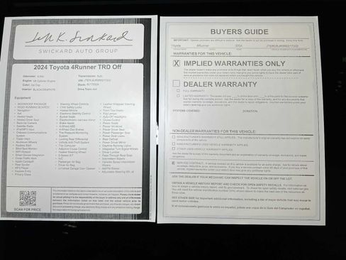 Used 2024 Toyota 4Runner TRD Off-Road Premium w/ Moonroof Package image 41