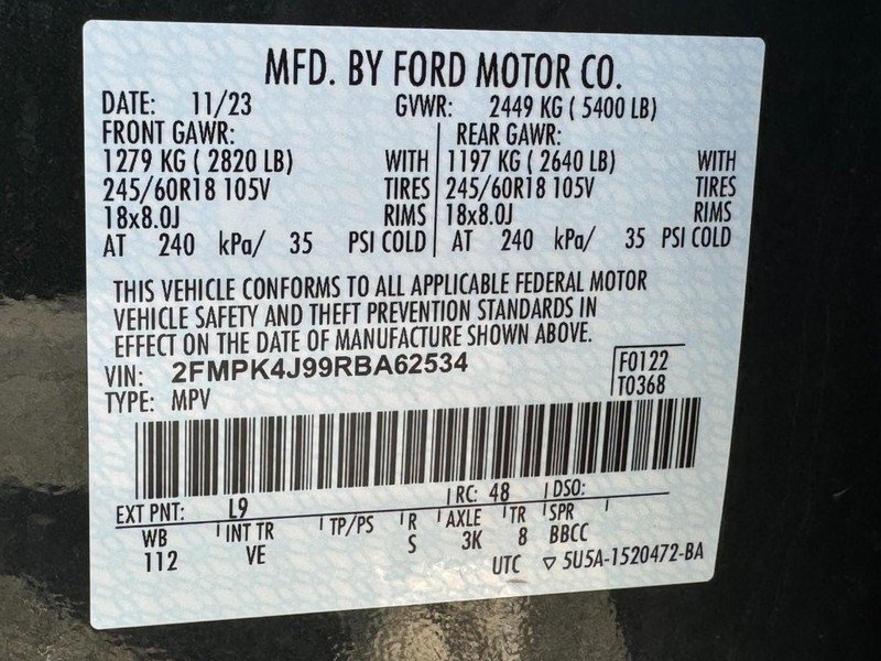 Used 2024 Ford Edge SEL w/ Convenience Package AWD/4WD image 24