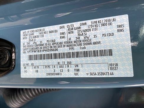 Used 2023 Ford F150 Lariat w/ Equipment Group 502A High AWD/4WD image 68