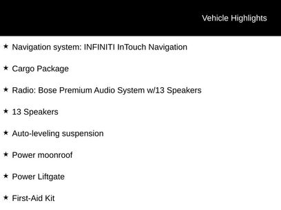 Used 2024 INFINITI QX80 Premium Select w/ Cargo Package