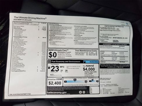 Used 2023 BMW X5 sDrive40i w/ M Sport Package image 12