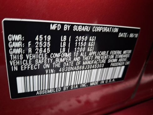 Used 2018 Subaru Legacy 2.5i w/ Alloy Wheel Package image 26