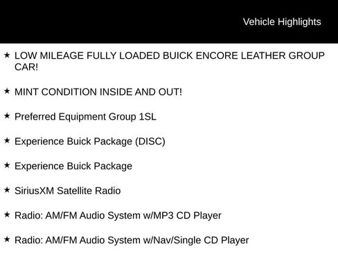 Used 2015 Buick Encore Leather w/ Experience Buick Package image 5