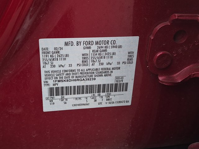 Used 2024 Ford Explorer XLT w/ Equipment Group 202A AWD/4WD image 14