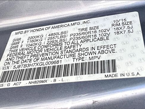 Used 2016 Acura RDX FWD w/ Advance Package image 35