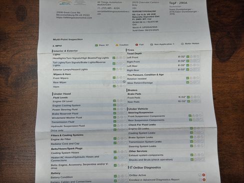 Used 2023 Chevrolet Camaro SS image 34