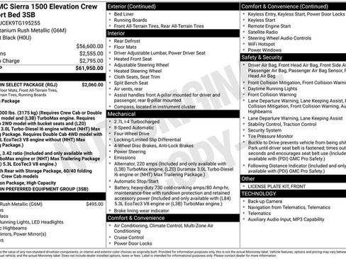 New 2026 GMC Sierra 1500 Elevation w/ Elevation Select Package AWD/4WD image 6