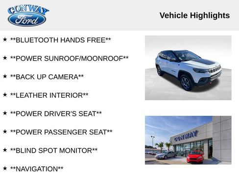 Used 2022 Jeep Compass Trailhawk w/ Trailhawk Elite Group image 4