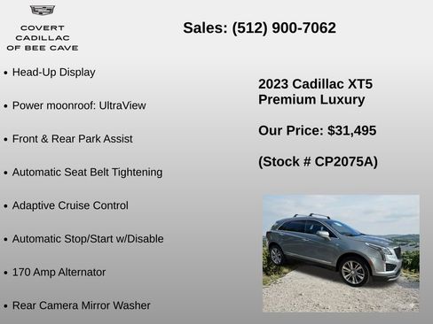 Used 2023 Cadillac XT5 Premium Luxury w/ Technology Package image 30