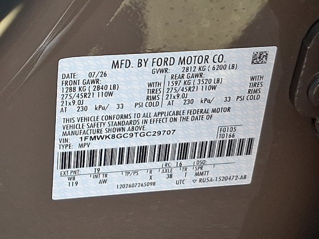 New 2026 Ford Explorer ST w/ Sun And Sound Package AWD/4WD image 14