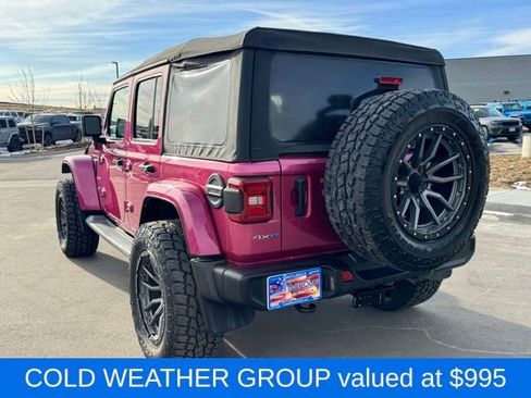 Certified 2021 Jeep Wrangler Unlimited Sahara 4xe w/ Cold Weather Group image 3