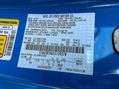 New 2025 Ford Mustang Premium RWD image 13