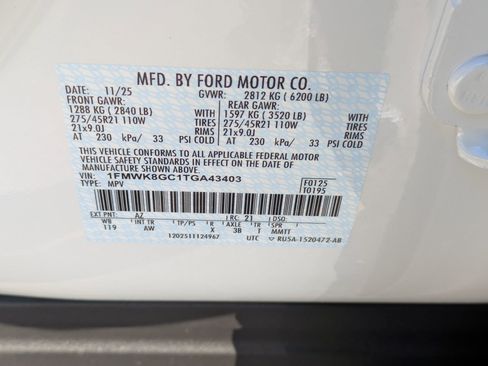 New 2026 Ford Explorer ST w/ Sun And Sound Package image 44