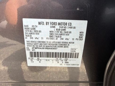 Used 2024 Ford Edge SEL AWD/4WD image 24