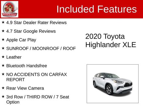 Used 2020 Toyota Highlander XLE image 4