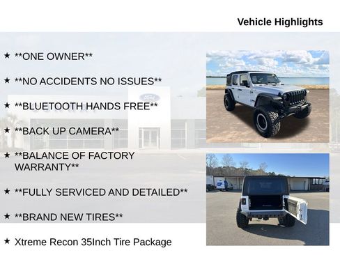 Used 2023 Jeep Wrangler Unlimited Sport w/ Xtreme 35 Tire Package AWD/4WD image 6