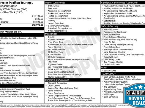 Used 2022 Chrysler Pacifica Touring-L image 11