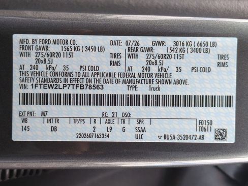 New 2026 Ford F150 STX w/ Equipment Group 200A AWD/4WD image 28