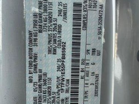Certified 2023 Ford F150 Lariat w/ Equipment Group 502A High AWD/4WD image 19